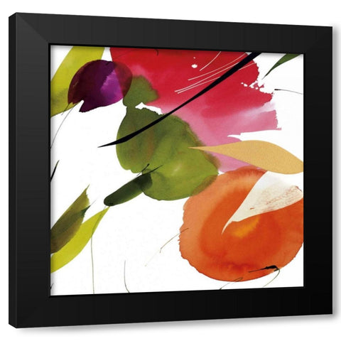 Subtlety II Black Modern Wood Framed Art Print with Double Matting by Abellan, Lola