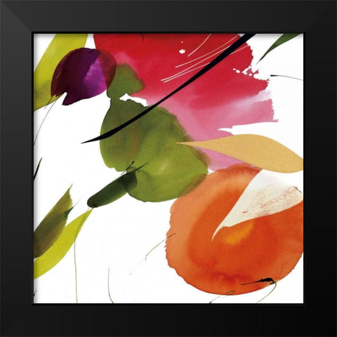 Subtlety II Black Modern Wood Framed Art Print by Abellan, Lola