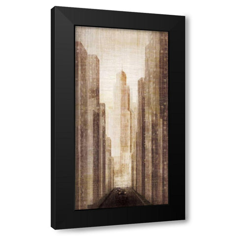 Arrivals Black Modern Wood Framed Art Print by Amori