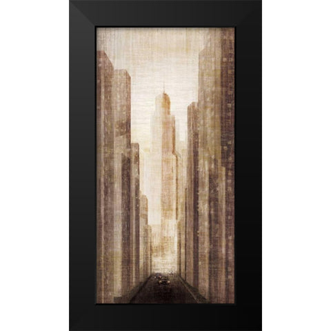 Arrivals Black Modern Wood Framed Art Print by Amori