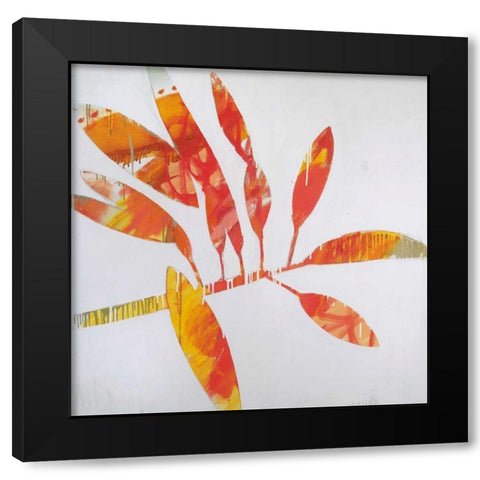 Tropical Landscape II Black Modern Wood Framed Art Print with Double Matting by Bredvik, Brenda K.