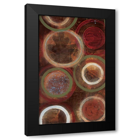Natures Spheres I Black Modern Wood Framed Art Print by Bernsen, Leslie