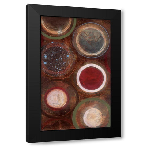 Natures Spheres II Black Modern Wood Framed Art Print by Bernsen, Leslie