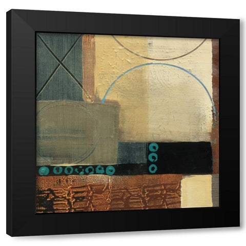 Meridian Black Modern Wood Framed Art Print with Double Matting by Bernsen, Leslie