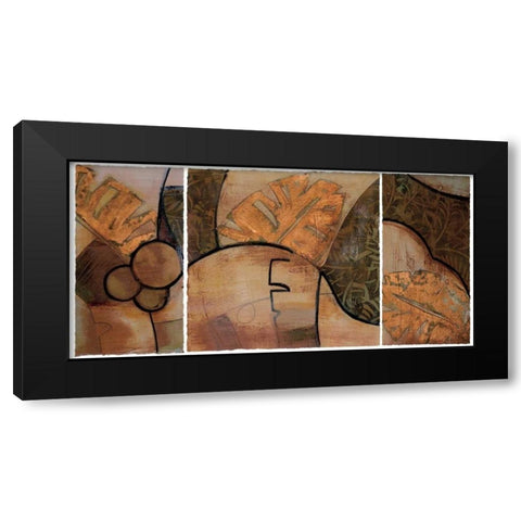 Tropical Journey I Black Modern Wood Framed Art Print by Bernsen, Leslie