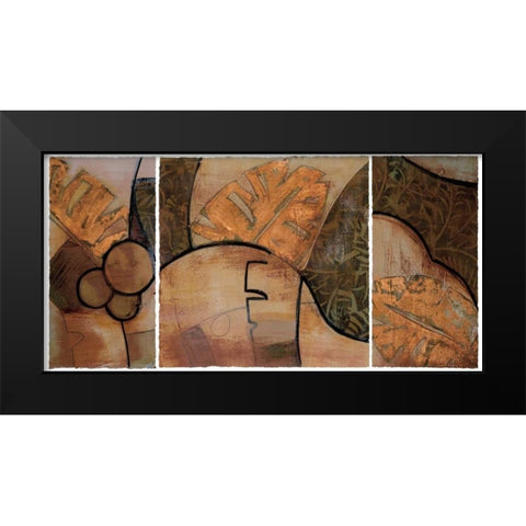 Tropical Journey I Black Modern Wood Framed Art Print by Bernsen, Leslie