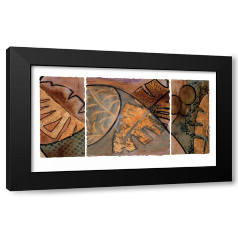 Tropical Journey II Black Modern Wood Framed Art Print by Bernsen, Leslie