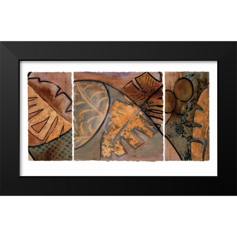 Tropical Journey II Black Modern Wood Framed Art Print by Bernsen, Leslie