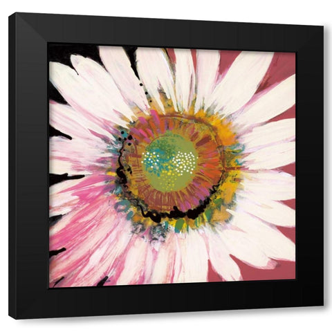 Sunshine Flower I Black Modern Wood Framed Art Print with Double Matting by Bernsen, Leslie