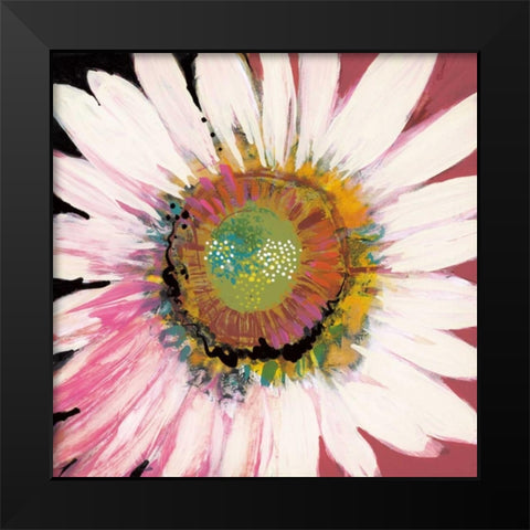 Sunshine Flower I Black Modern Wood Framed Art Print by Bernsen, Leslie
