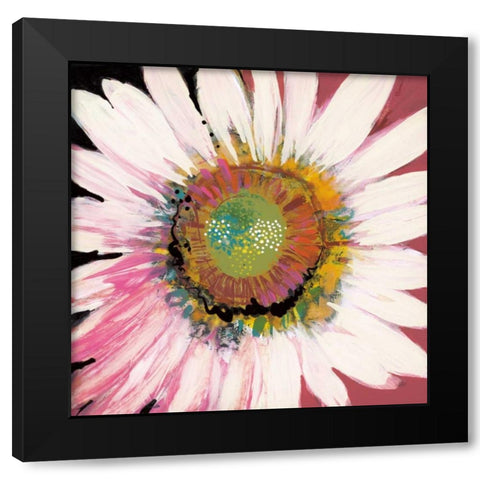 Sunshine Flower I Black Modern Wood Framed Art Print by Bernsen, Leslie
