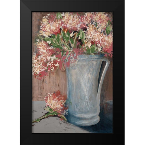 Simple Elegance Black Modern Wood Framed Art Print by Bernsen, Leslie