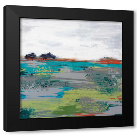 Wind Swept  Black Modern Wood Framed Art Print by Bernsen, Leslie