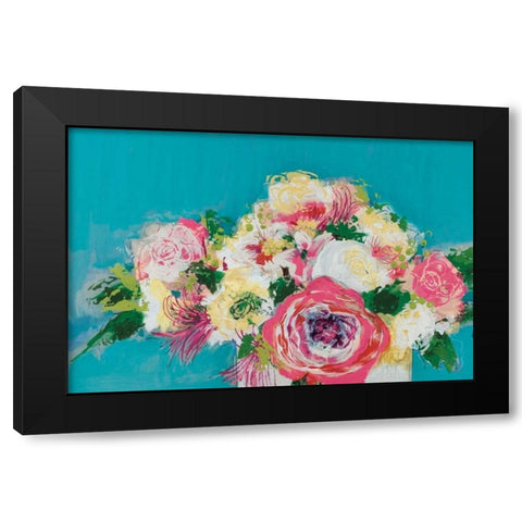 First Blooms Black Modern Wood Framed Art Print by Bernsen, Leslie