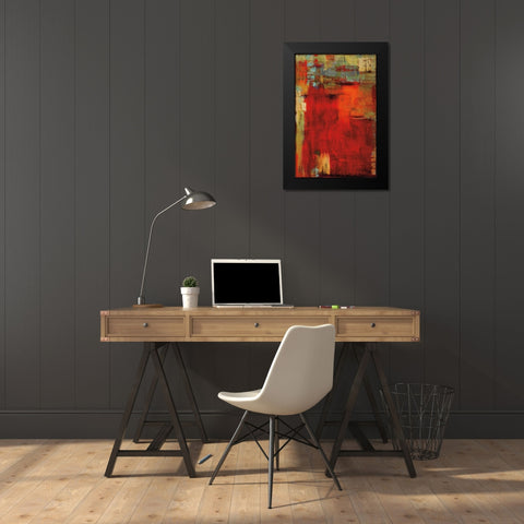Uncommon Place Black Modern Wood Framed Art Print by Benjamin Peterson, Penny