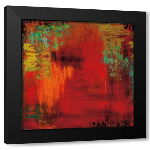 Places To Seek Black Modern Wood Framed Art Print with Double Matting by Benjamin Peterson, Penny