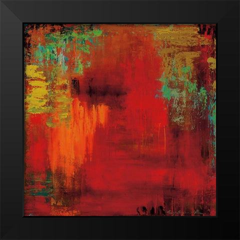 Places To Seek Black Modern Wood Framed Art Print by Benjamin Peterson, Penny