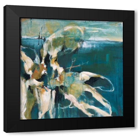 Life from the Sea II Black Modern Wood Framed Art Print by Burris , Terri