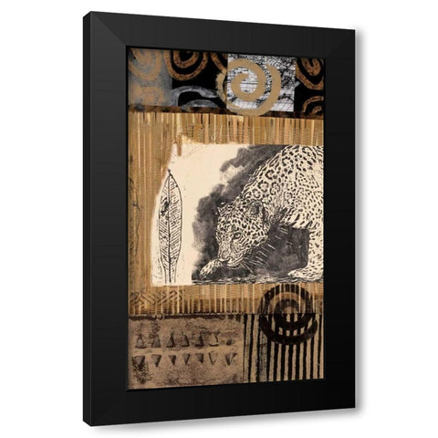 Safari II Black Modern Wood Framed Art Print by Bernsen/Tunick