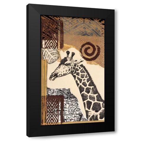 Safari III Black Modern Wood Framed Art Print by Bernsen/Tunick
