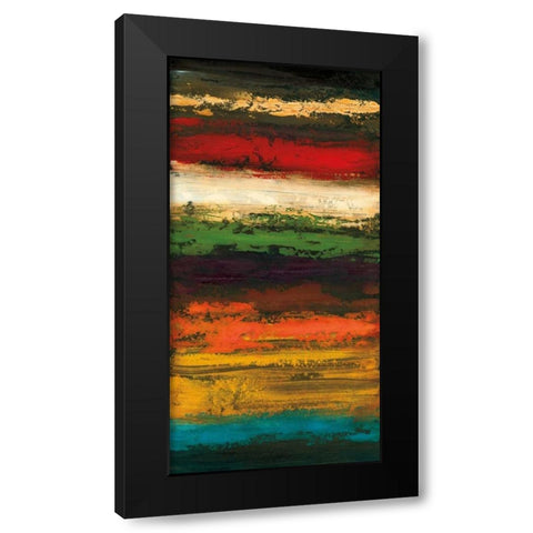 Nightlite II Black Modern Wood Framed Art Print by Blake, W.