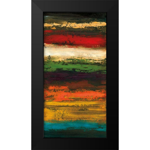 Nightlite II Black Modern Wood Framed Art Print by Blake, W.
