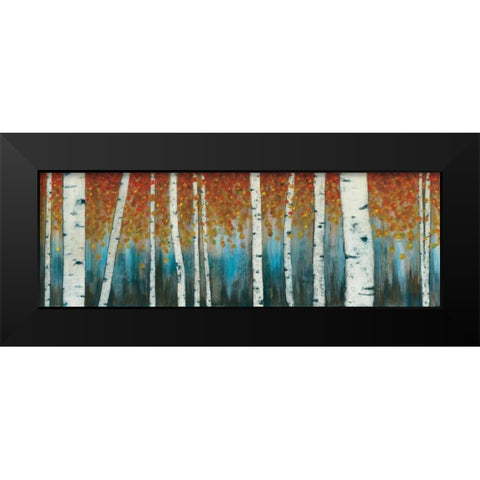 Birch Haven Black Modern Wood Framed Art Print by Blake, W.
