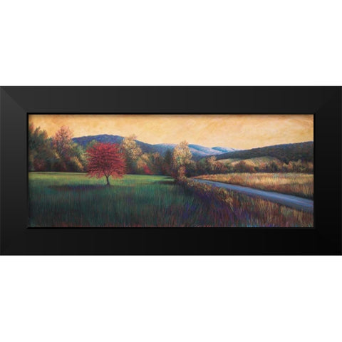 Near Salem Black Modern Wood Framed Art Print by Crowder, Beth