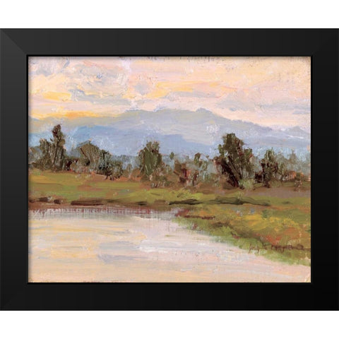 Jewels of the Wetlands Series One Black Modern Wood Framed Art Print by Curt, Brigitte