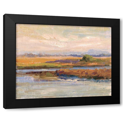 Jewels of the Wetlands Series One Black Modern Wood Framed Art Print by Curt, Brigitte
