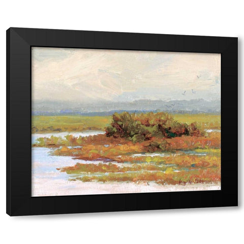Jewels of the Wetlands Series One Black Modern Wood Framed Art Print by Curt, Brigitte