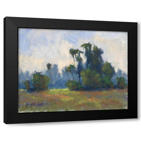 Rivages Series I Black Modern Wood Framed Art Print by Curt, Brigitte