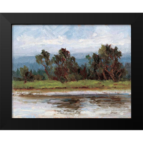 Rivages Series II Black Modern Wood Framed Art Print by Curt, Brigitte