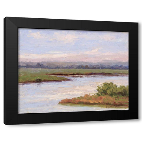 Rivages Series II Black Modern Wood Framed Art Print by Curt, Brigitte
