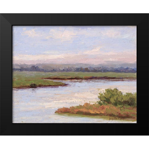 Rivages Series II Black Modern Wood Framed Art Print by Curt, Brigitte