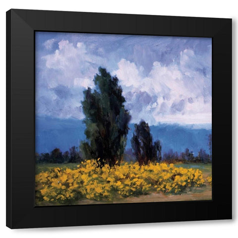 Golden Age Black Modern Wood Framed Art Print with Double Matting by Curt, Brigitte