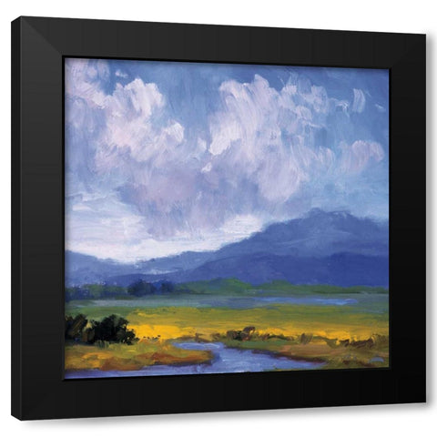 Golden Age Black Modern Wood Framed Art Print with Double Matting by Curt, Brigitte