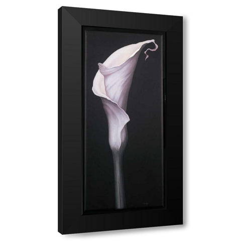 My Small Lily II Black Modern Wood Framed Art Print with Double Matting by Cruellas, Isabel