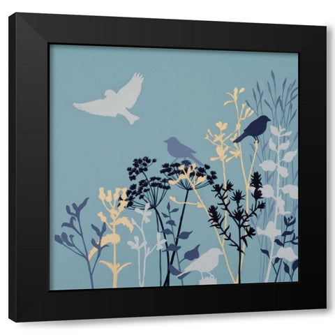 Taking Flight II Black Modern Wood Framed Art Print by Charlotte, Joanna