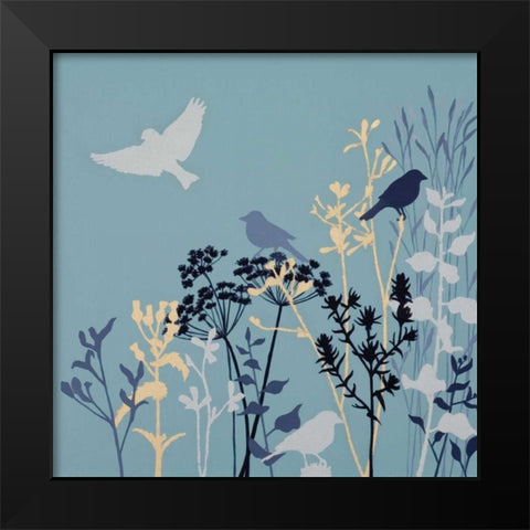 Taking Flight II Black Modern Wood Framed Art Print by Charlotte, Joanna