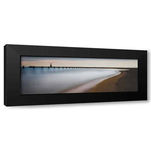 Fading Light Black Modern Wood Framed Art Print with Double Matting by Cook, Jamie
