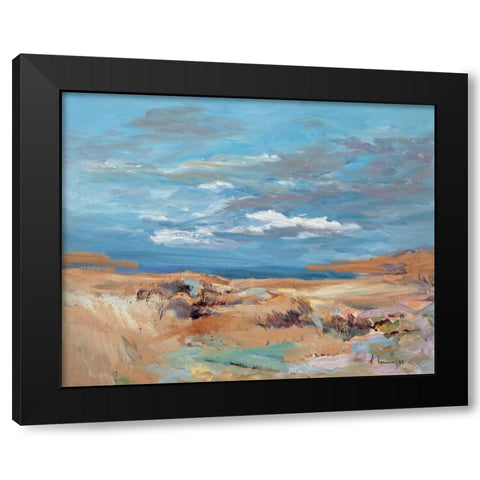 Silence of the Dune Black Modern Wood Framed Art Print by Camps, Pere