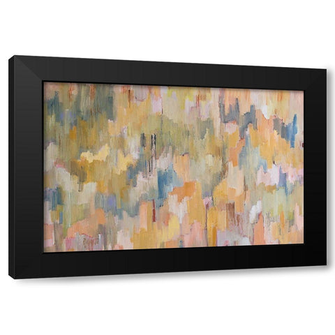 Concerto Grey Black Modern Wood Framed Art Print with Double Matting by Robert Creswell