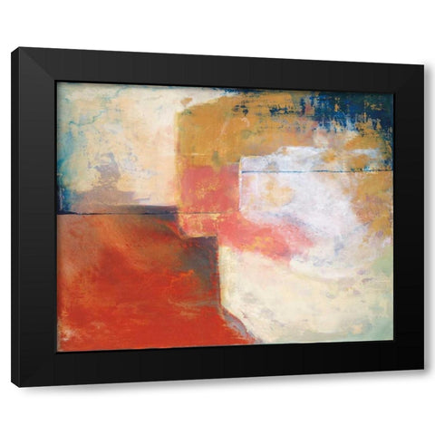 Subtlety Black Modern Wood Framed Art Print by Darbra, Miquel