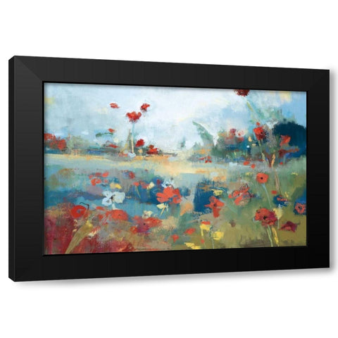 Garden Delight Black Modern Wood Framed Art Print by Desmond, Noah