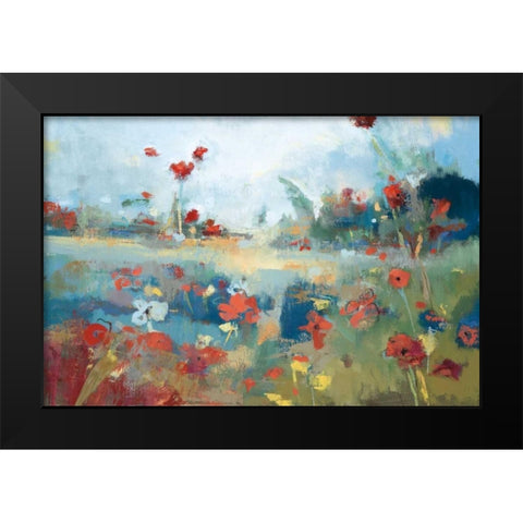 Garden Delight Black Modern Wood Framed Art Print by Desmond, Noah
