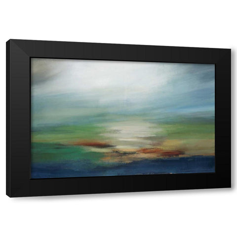 First Light Black Modern Wood Framed Art Print with Double Matting by DAguiar, Stacy