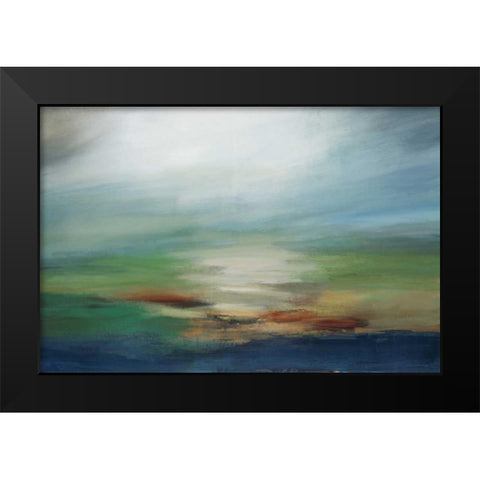 First Light Black Modern Wood Framed Art Print by DAguiar, Stacy