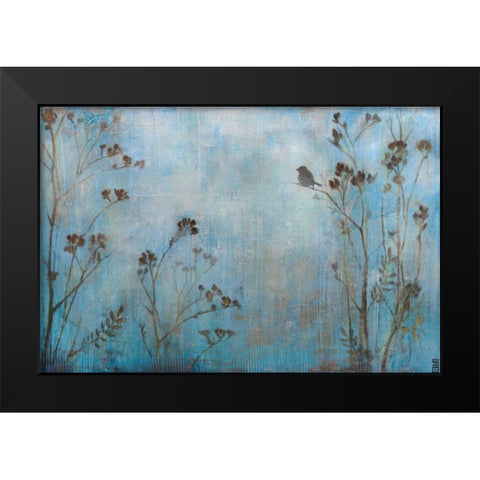 Absence of Sound Black Modern Wood Framed Art Print by DAguiar, Stacy