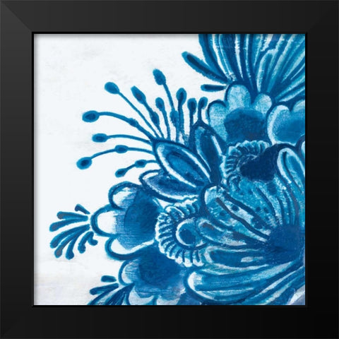Delft Design I Black Modern Wood Framed Art Print by Damen, Sue